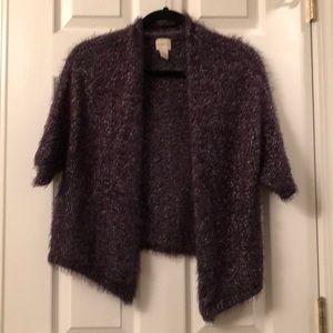 Fuzzy cardigan